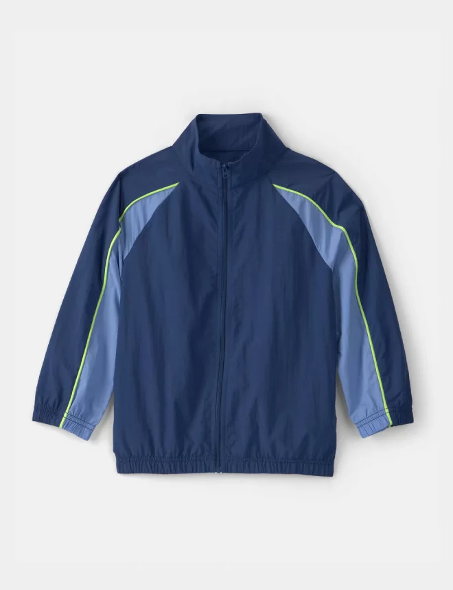 Boys Colorblock Active Windbreaker - Blue