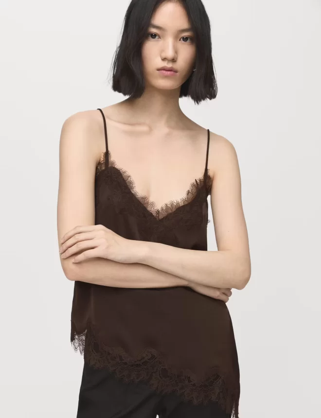 Asymmetric Lace Top