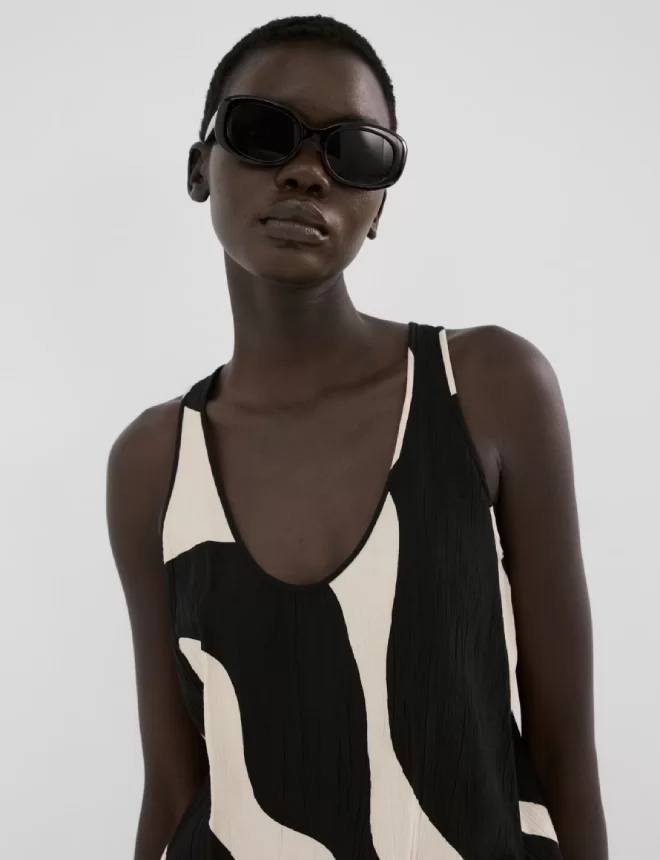 Кроп-топ с принтом