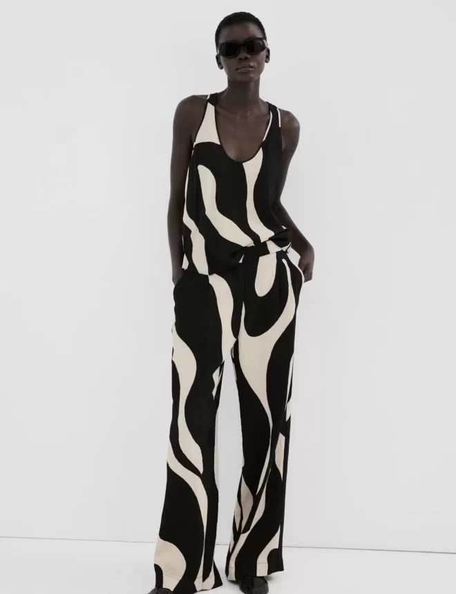 Պրինտով կրոպ թոփ