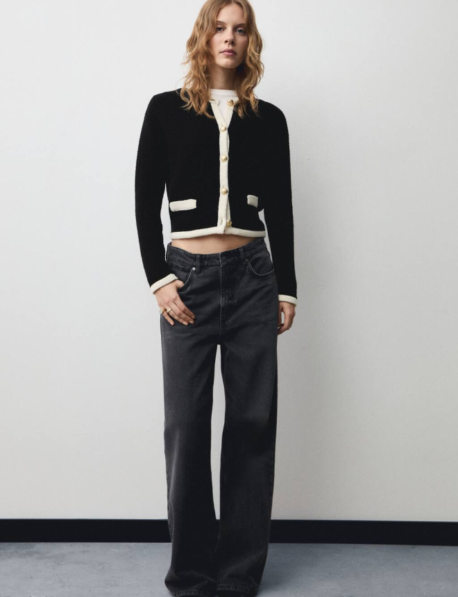 KNITTED JACKET POSHY