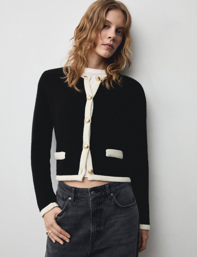 KNITTED JACKET POSHY