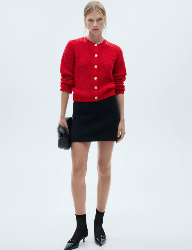 KNITTED JACKET PEARL