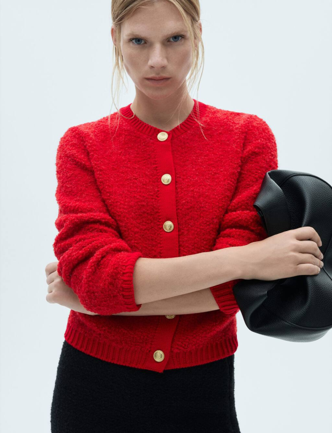 KNITTED JACKET PEARL